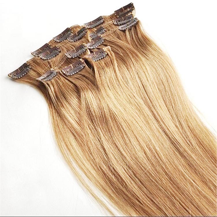 Mongolian Double Drawn Virgin Remy Quality Best Clip in Hair Extensions Near Me UK YJ271